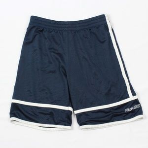 RBK Reebok Athletic Shorts Size S Small Navy Blue